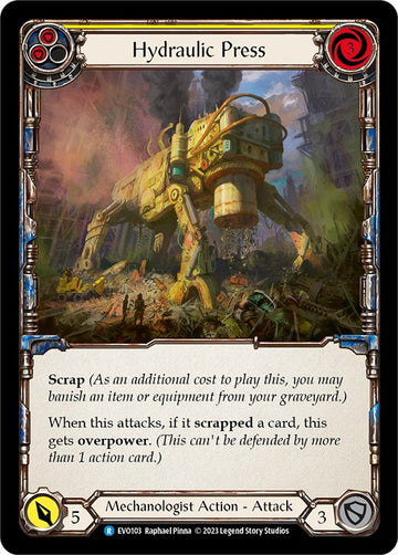 Hydraulic Press (Yellow) [EVO103] [Bright Lights]