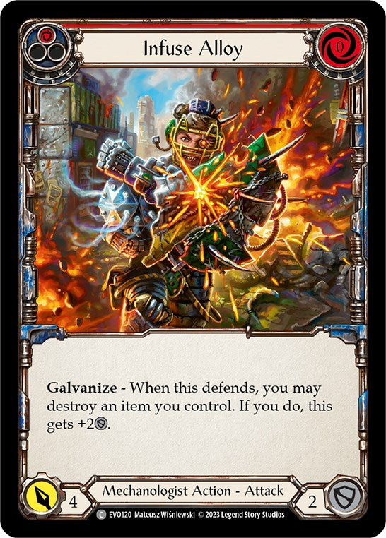 Infuse Alloy (Red) [EVO120] [Bright Lights] Rainbow Foil