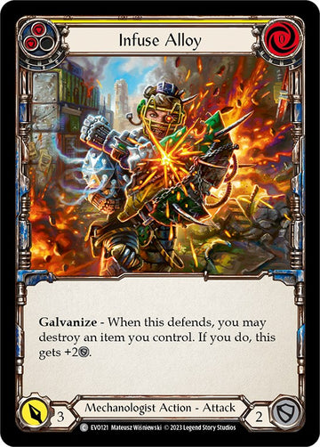 Infuse Alloy (Yellow) [EVO121] [Bright Lights] Rainbow Foil