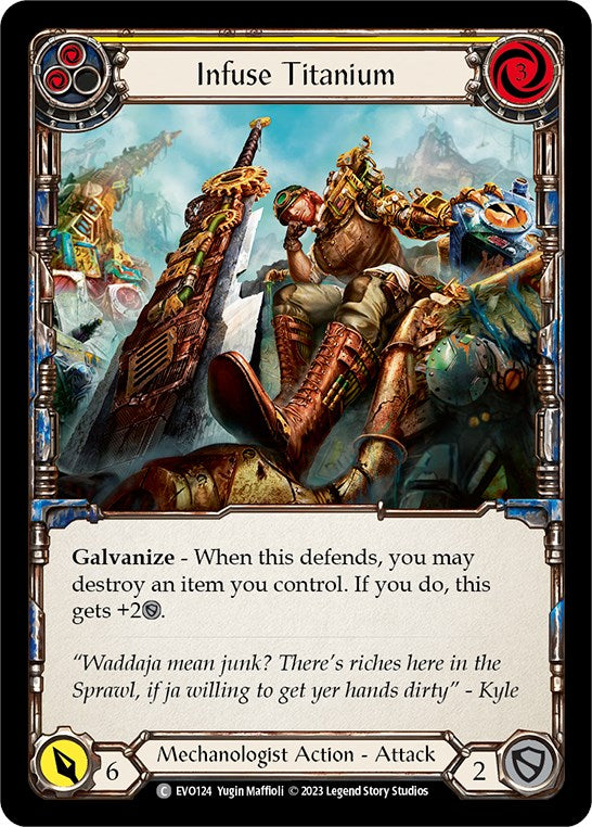 Infuse Titanium (Yellow) [EVO124] [Bright Lights]