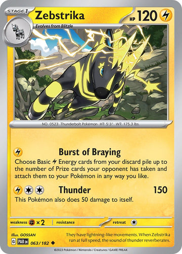 Zebstrika (063/182) - [Scarlet & Violet: Paradox Rift]