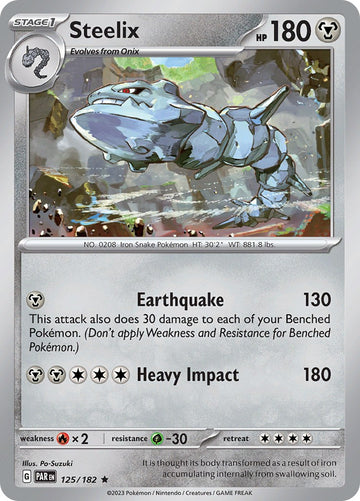Steelix (125/182) - [Scarlet & Violet: Paradox Rift] Reverse Holofoil