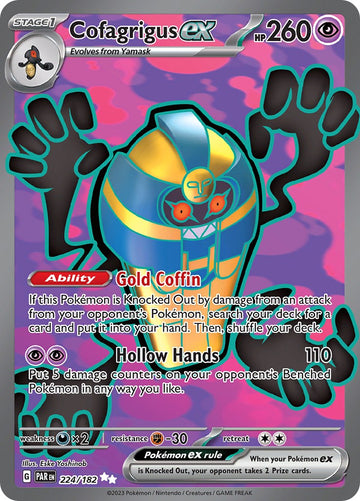 Cofagrigus ex (224/182) - [Scarlet & Violet: Paradox Rift] Holofoil