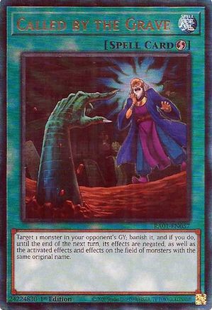 Called by the Grave (PUR) [RA01-EN057] - (Prismatic Ultimate Rare)  1st Edition