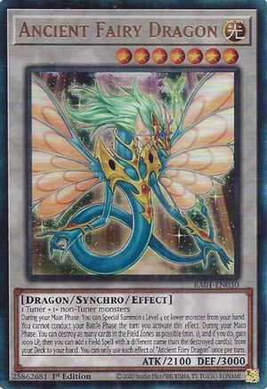 Ancient Fairy Dragon (PUR) [RA01-EN030] - (Prismatic Ultimate Rare)  1st Edition