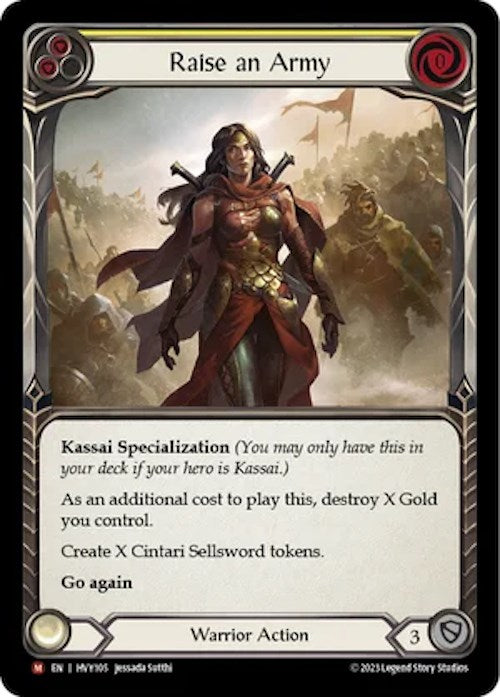 Raise an Army [HVY105] [Heavy Hitters] Rainbow Foil