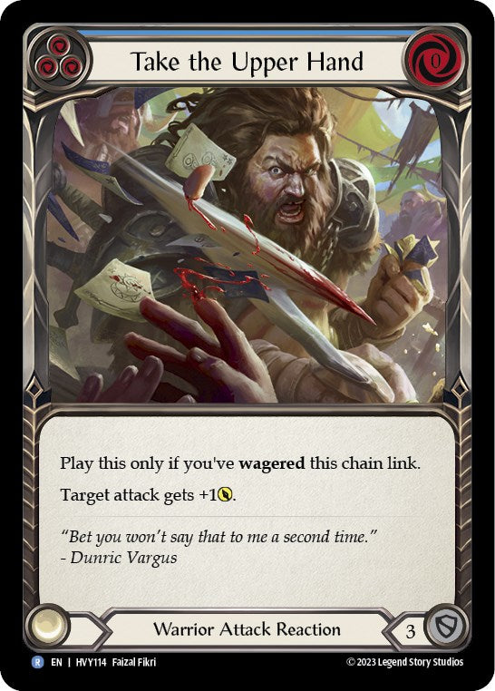 Take the Upper Hand (Blue) [HVY114] [Heavy Hitters] Rainbow Foil