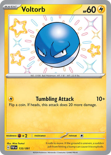 Voltorb [133/091] - (Paldean Fates) Holofoil