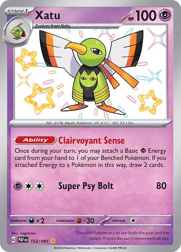 Xatu [152/091] - (Paldean Fates) Holofoil