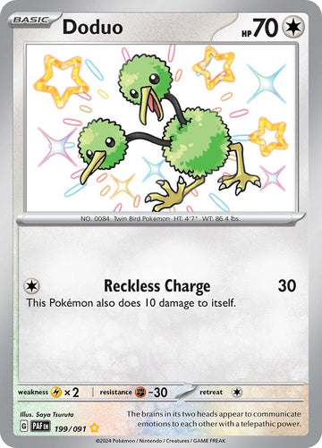 Doduo [199/091] - (Paldean Fates) Holofoil