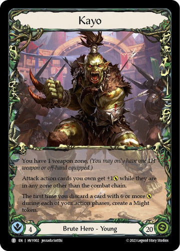 Kayo // Rhinar [HVY002 // HVY004] [Heavy Hitters]