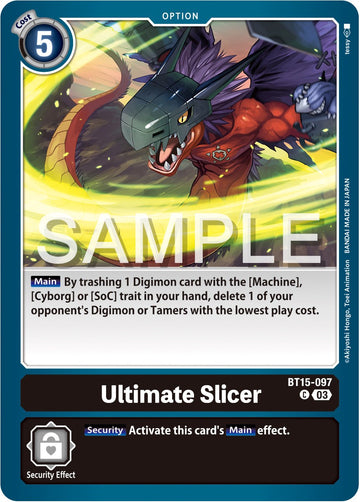 Ultimate Slicer [BT15-097] [Exceed Apocalypse] Normal