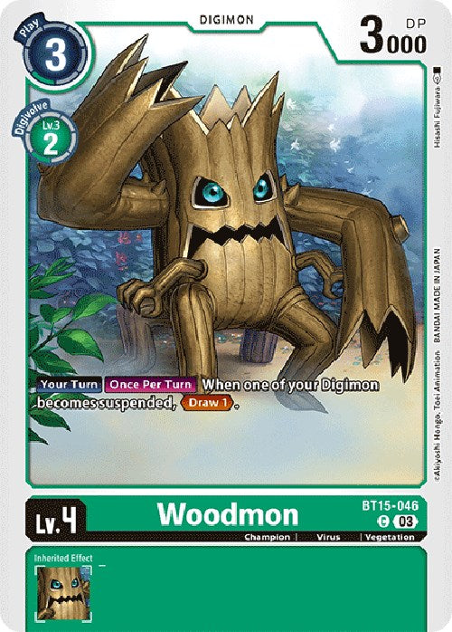 Woodmon [BT15-046] [Exceed Apocalypse] Normal