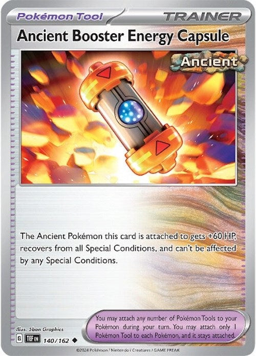 Ancient Booster Energy Capsule [140/162] - (Temporal Forces) Reverse Holofoil
