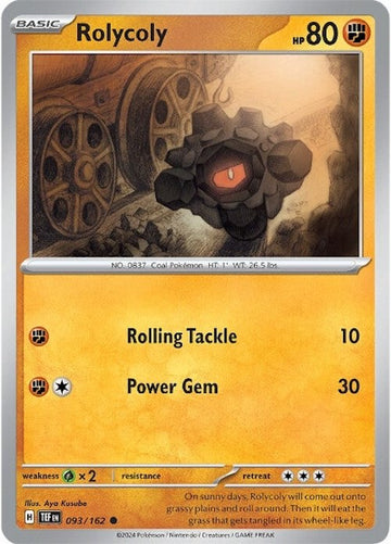 Rolycoly [093/162] - (Temporal Forces) Reverse Holofoil