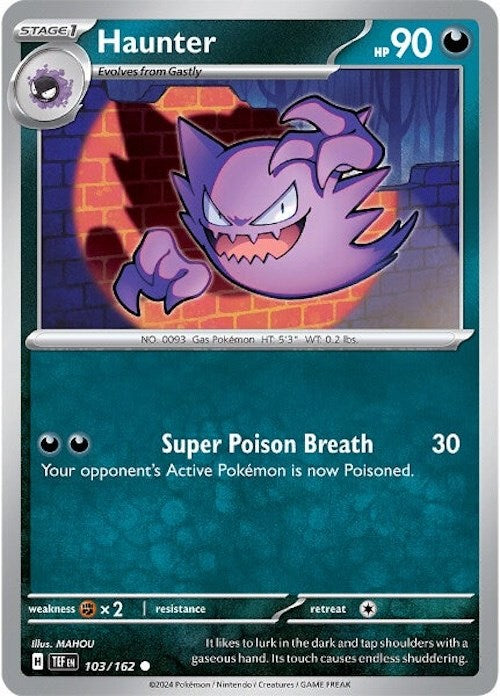 Haunter [103/162] - (Temporal Forces) Reverse Holofoil