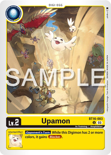 Upamon [BT16-003-U] [Beginning Observer] Normal