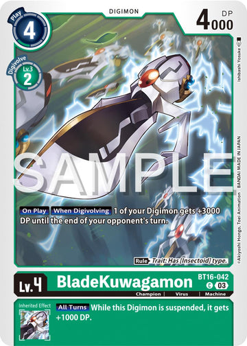 BladeKuwagamon [BT16-042-C] [Beginning Observer] Normal
