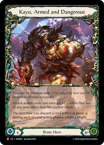 Kayo, Armed and Dangerous [AKO001] [Armory Deck: Kayo]