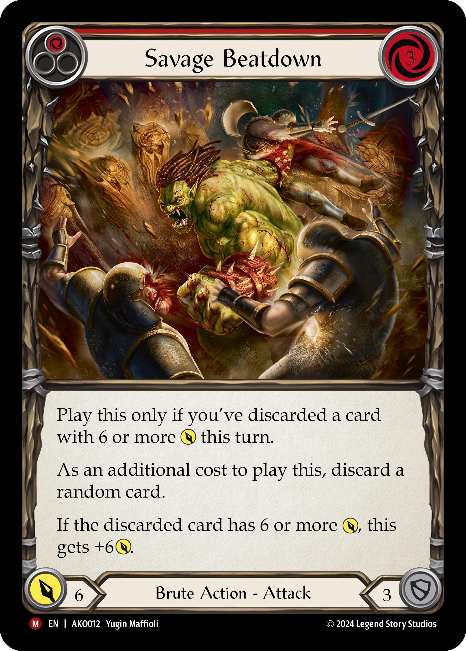 Savage Beatdown [AKO012] [Armory Deck: Kayo]