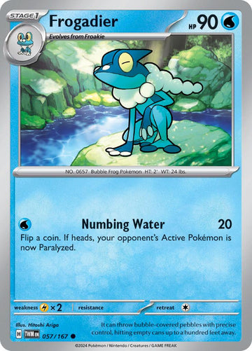 Frogadier [057/167] - (Twilight Masquerade) Reverse Holofoil