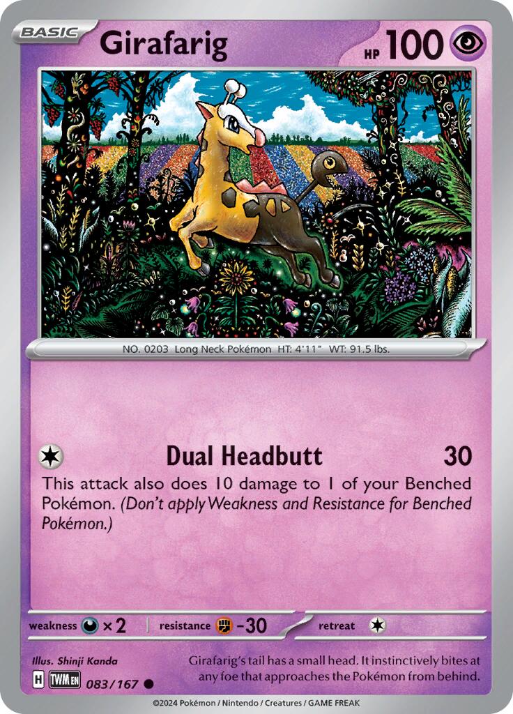 Girafarig [83/167] - (Twilight Masquerade)