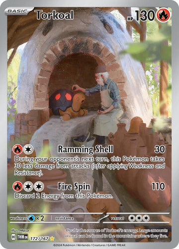 Torkoal [172/167] - (Twilight Masquerade) Holofoil