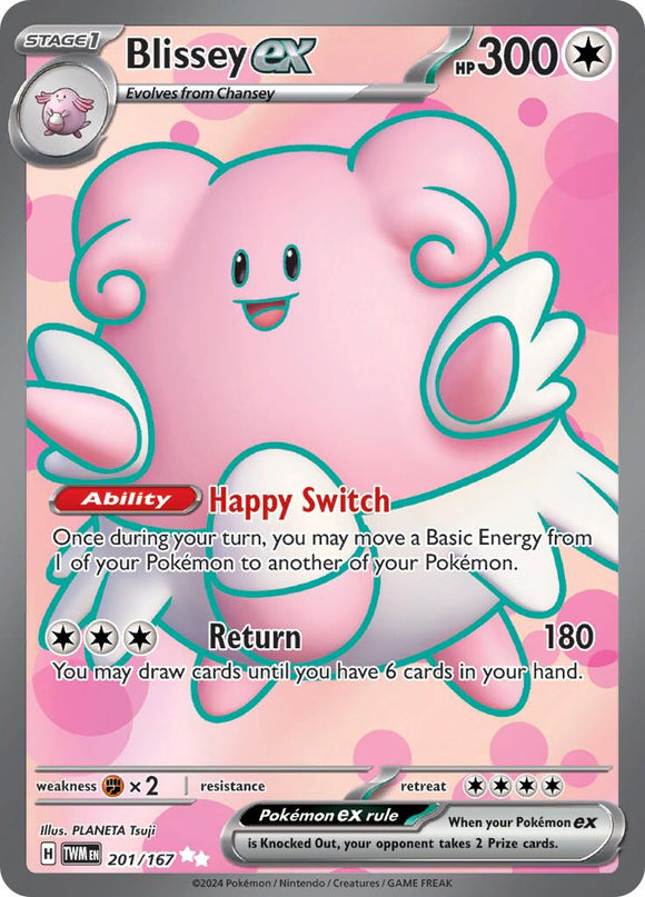 Blissey ex [201/167] - (Twilight Masquerade) Holofoil
