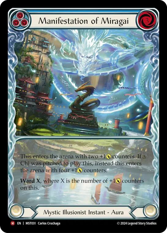 Manifestation of Miragai (Extended Art) [MST031] (Part the Mistveil) Rainbow Foil