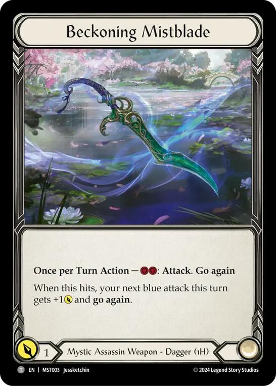 Beckoning Mistblade // Spectral Shield [MST003//MST158] [Part the Mistveil]
