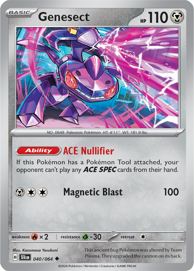 Genesect [040/064] - (Shrouded Fable) Reverse Holofoil