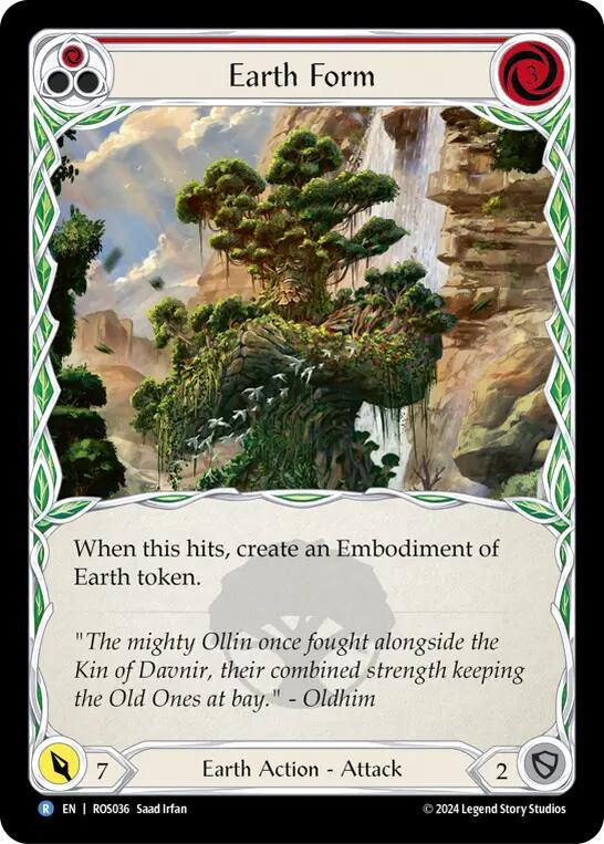 Earth Form (Red) [ROS036] [Rosetta] Rainbow Foil