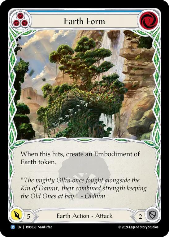 Earth Form (Blue) [ROS038] [Rosetta] Rainbow Foil