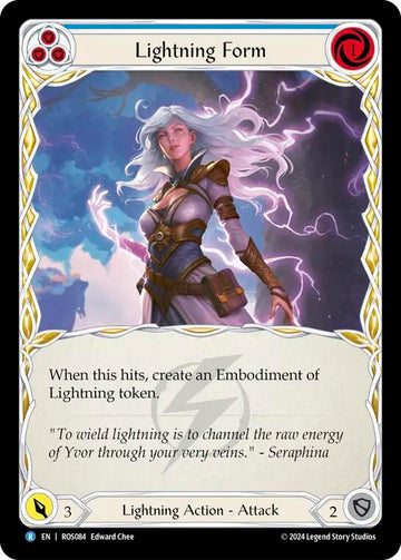 Lightning Form (Blue) [ROS084] [Rosetta] Rainbow Foil