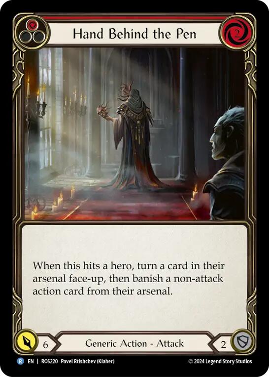 Hand Behind the Pen [ROS220] [Rosetta]