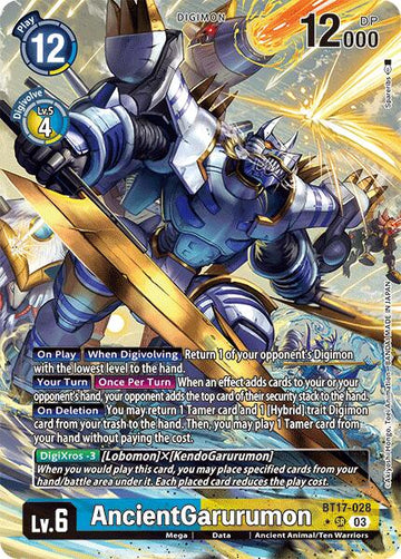 AncientGarurumon (Alternate Art) [BT17-028 SR] [Secret Crisis] Foil