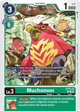 Muchomon [ST18-05 U] [Starter Deck 18: Guardian Vortex]