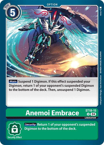 Anemoi Embrace [ST18-15 U] [Starter Deck 18: Guardian Vortex]