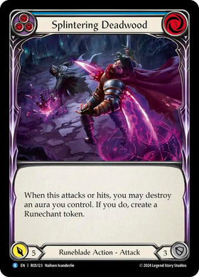 Splintering Deadwood (Blue) [ROS123] [Rosetta] Rainbow Foil