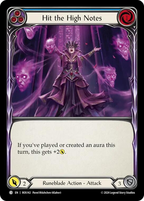 Hit the High Notes (Blue) [ROS142] [Rosetta] Rainbow Foil