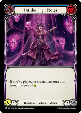 Hit the High Notes (Blue) [ROS142] [Rosetta] Rainbow Foil