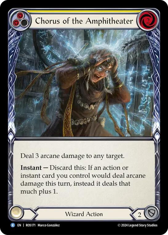 Chorus of the Amphitheater (Yellow) [ROS171] [Rosetta] Rainbow Foil