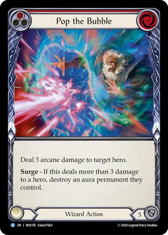Pop the Bubble (Red) [ROS176] [Rosetta] Rainbow Foil