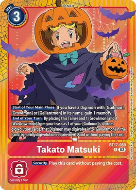 Takato Matsuki (Halloween Event 2024) [BT17-080 R] [Secret Crisis] Foil