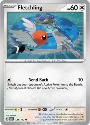 Fletchling [121/142] - (Stellar Crown) Reverse Holofoil