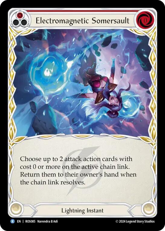 Electromagnetic Somersault (Red) [ROS085] [Rosetta] Rainbow Foil