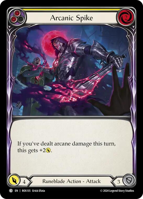 Arcanic Spike (Yellow) [ROS135] [Rosetta] Rainbow Foil