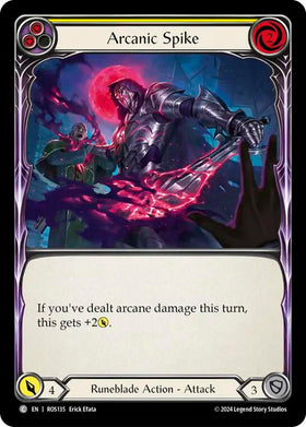 Arcanic Spike (Yellow) [ROS135] [Rosetta] Rainbow Foil