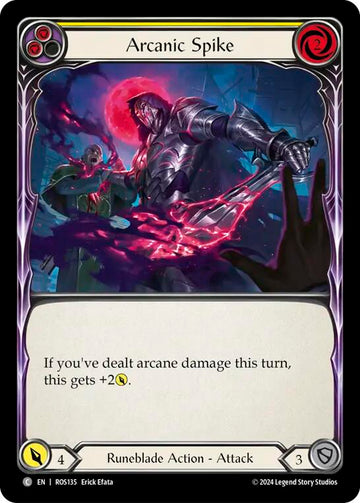 Arcanic Spike (Yellow) [ROS135] [Rosetta] Rainbow Foil