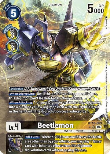 Beetlemon (Alternate Art) [BT18-063 SR] [Release Special Booster 2.0] Foil